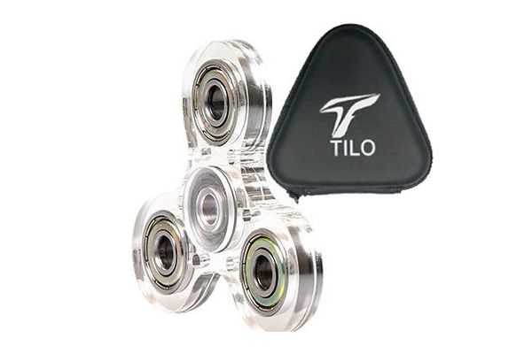 Acrylic Tri-Spinner Fidget Toy