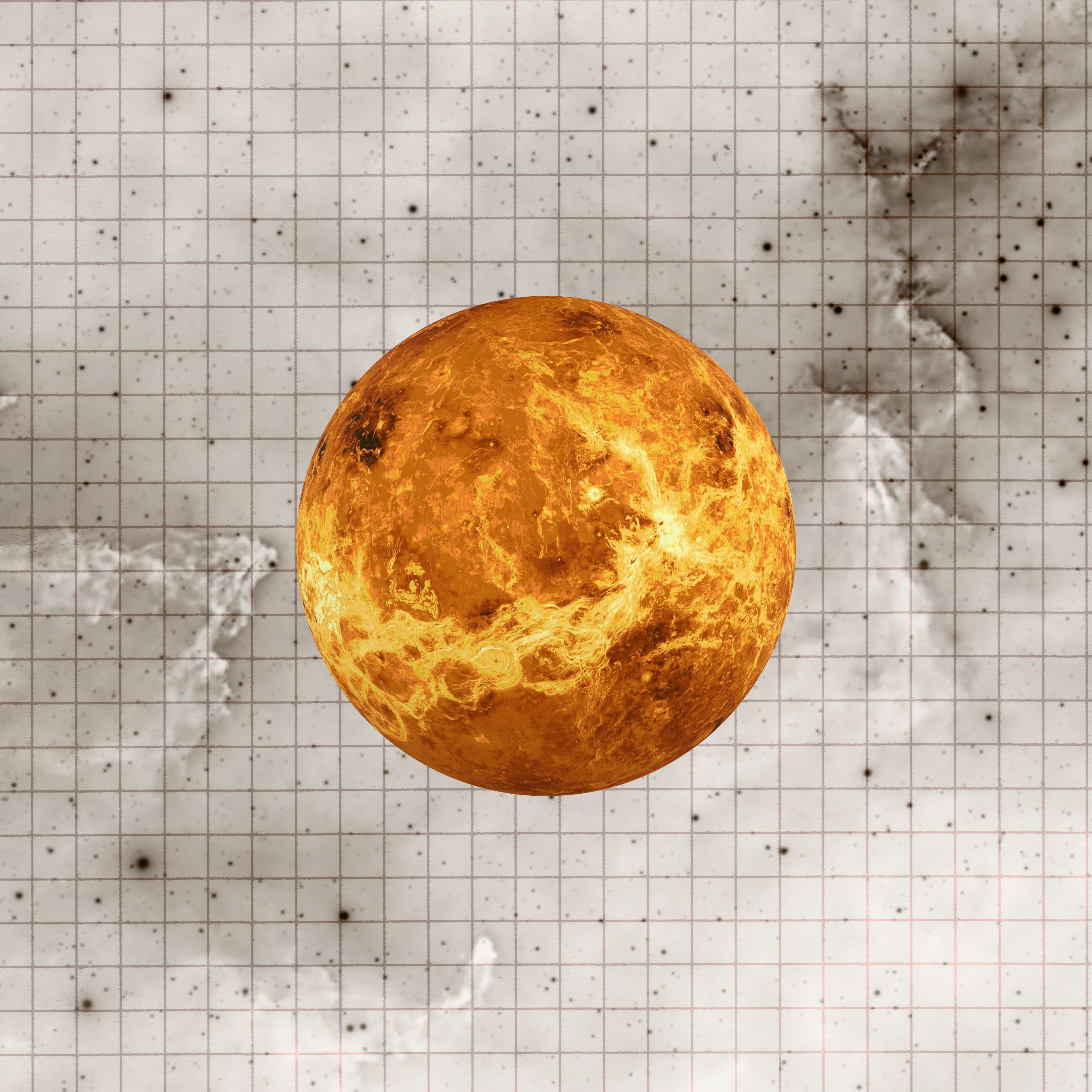 map of planet venus