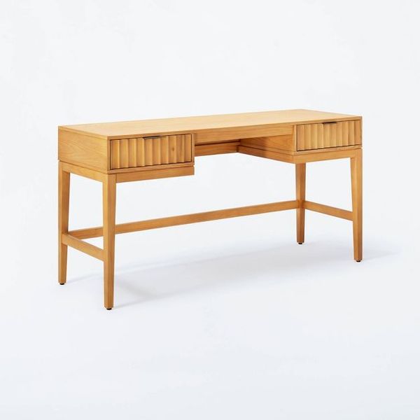 Threshold Designed With Studio McGee Thousand Oaks Wood Scalloped Desk