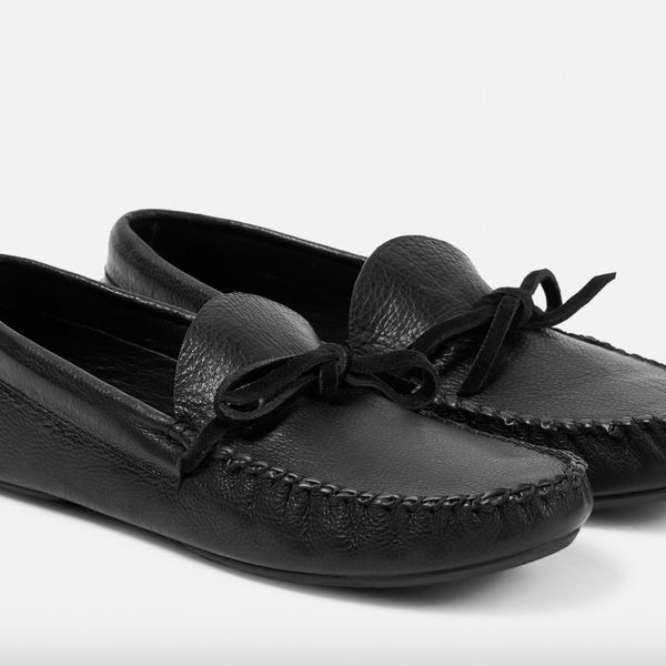 The Row Lucca Leather Moccasins