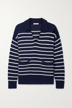 Alex Mill Alice Striped Cotton-Blend Sweater