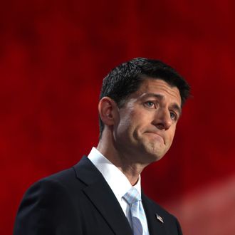 epa03374651 Republican Vice-Presidential Candidate Paul Ryan addresses delegates during his keynote speech at the third session of the Republican National Convention at the Tampa Bay Times Forum in Tampa, Florida, USA, 29 August 2012. Ryan accepted the nomination as the Republican Vice Presidential candidate. 