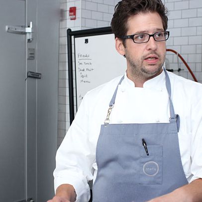 Lightner says his favorite staff meal at the restaurant is chicken thighs roasted at high heat in the combi oven until the skin is super crispy. "It's almost like oven-fried," he says, adding that farro and Caesar salads on the side are also ideal.