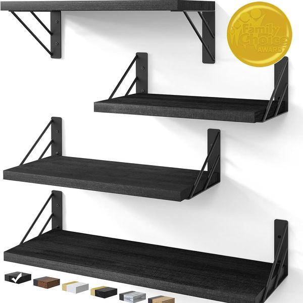 BAYKA Wall Shelves for Bedroom Decor