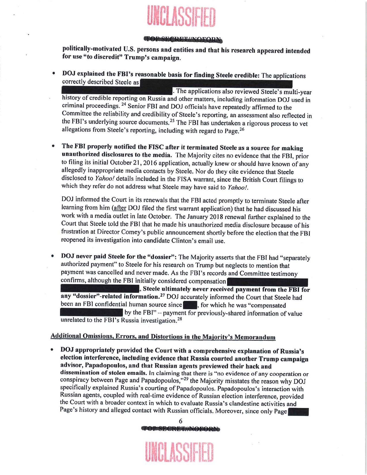 Democrats Release Declassified Rebuttal to Nunes Memo