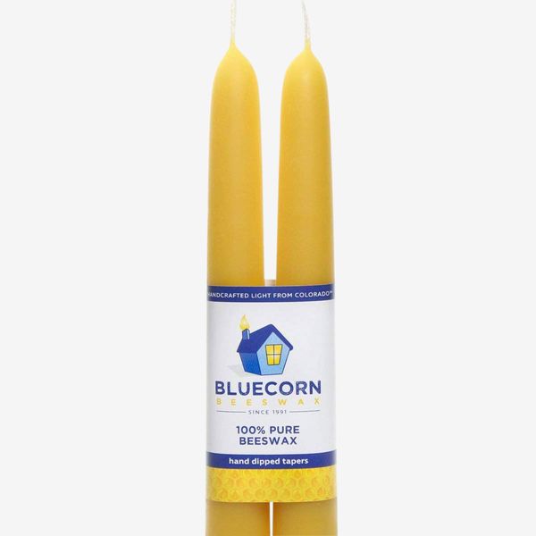 Bluecorn Beeswax Tapers