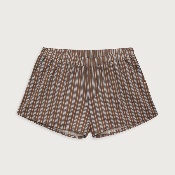 Frankie's Bikinis Farmhouse Striped Mini Short