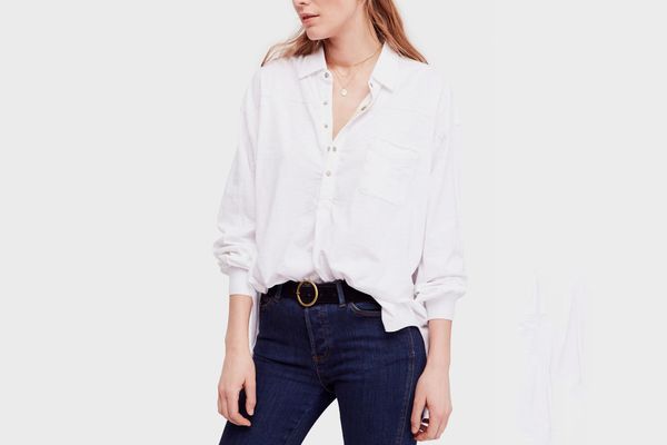 Free People Love This Cotton Henley Shirt
