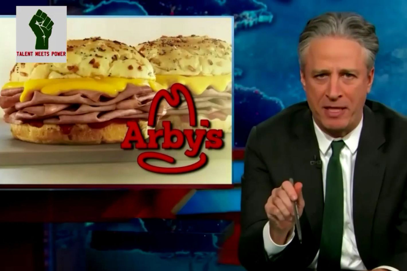 Arby s Sent i The Daily Show i Free Lunch After Every Insult