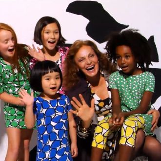 DVF with kids.