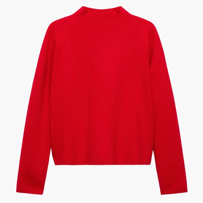 Mango Chimney Mock Neck Sweater