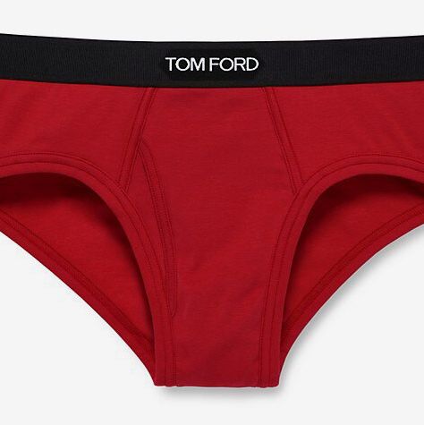 Tom Ford Stretch Cotton Logo Briefs