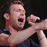 LONDON - JULY 2: Damon Albarn of Blur performs in Hyde Park on July 2, 2009 in London, England. (Photo by Samir Hussein/Getty Images) *** Local Caption *** Damon Albarn