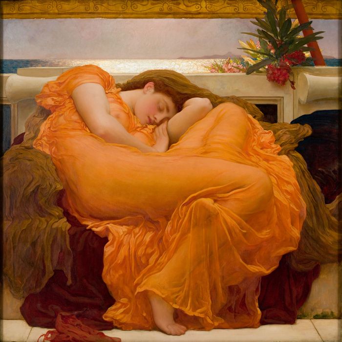 famous painting of woman lying down