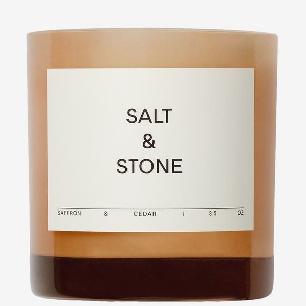 Salt & Stone Saffron & Cedar Scented Candle
