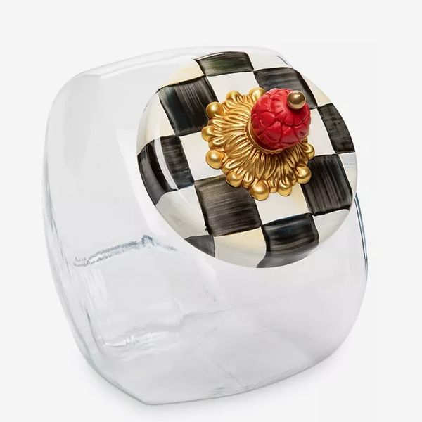 MacKenzie-Childs Sweets Jar Courtly Check