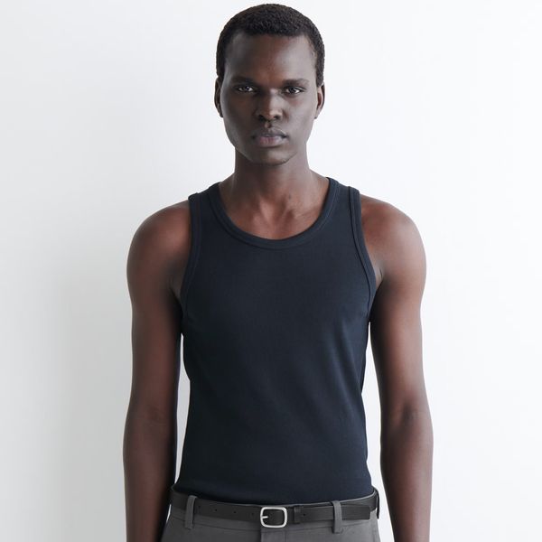 COS Slim Ribbed Cotton Tank Top