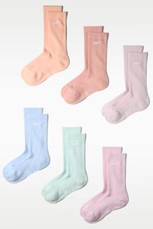 Nike Everyday Elevated Crew Socks - Multi-Color - 6 Pairs