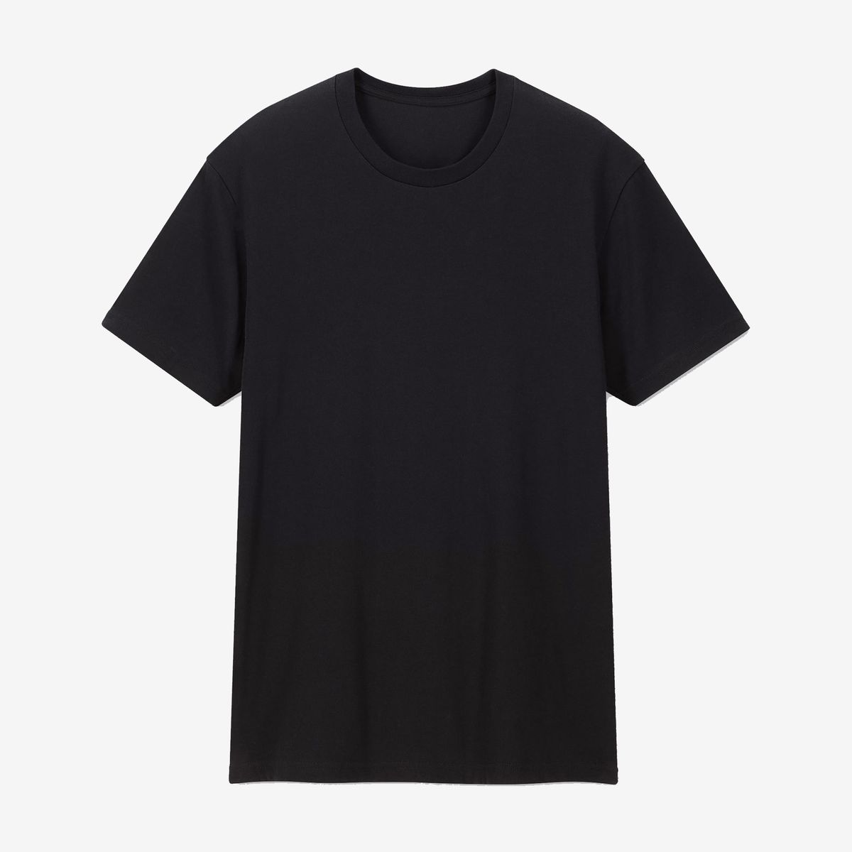 plain black dri fit t shirt
