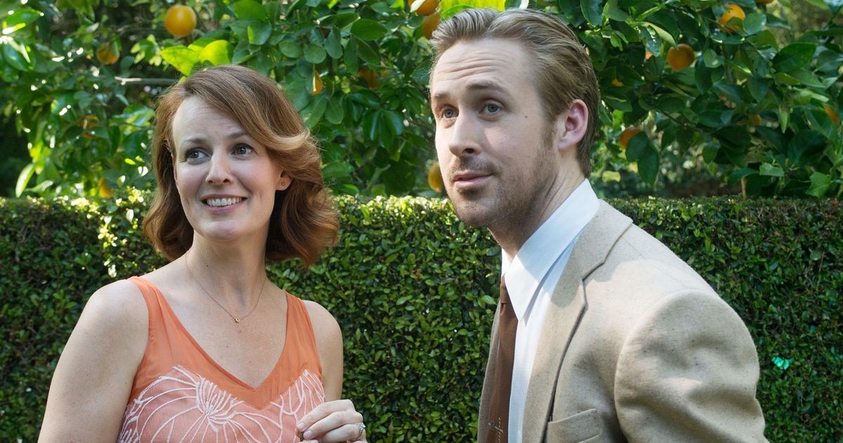 瑞安·高斯林（Ryan Gosling）戴著鑰匙塔La La Land，僅供參考