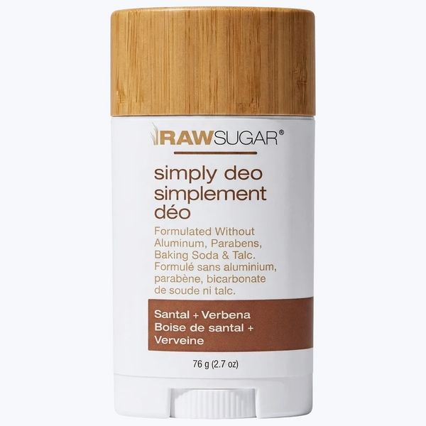 Raw Sugar Simply Deo - Santal + Verbena Aluminum-Free Deodorant