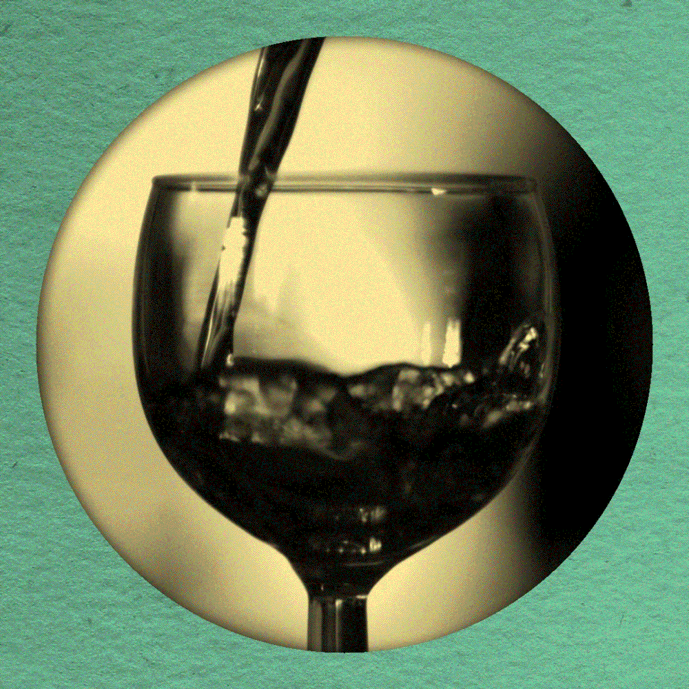 Wine Makes Me Feel Less Murdery Funny Wine Glass 