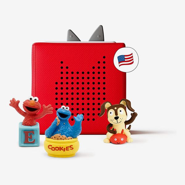 Tonies Toniebox Audio Player Starter Set (Cookie Monster, Elmo, and Playtime Puppy)