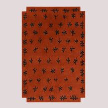 Nordic Knots Big Buds Rug in Red 8’x10’