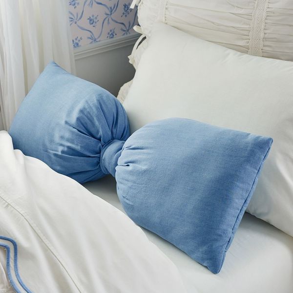 LoveShackFancy x PB Teen Oversized Bow Pillow