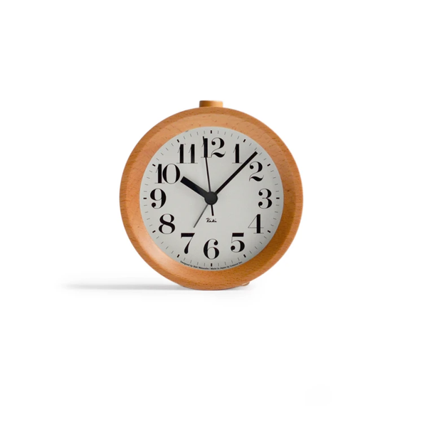 Riki Watanabe for Lemnos Riki Alarm Clock, Wood