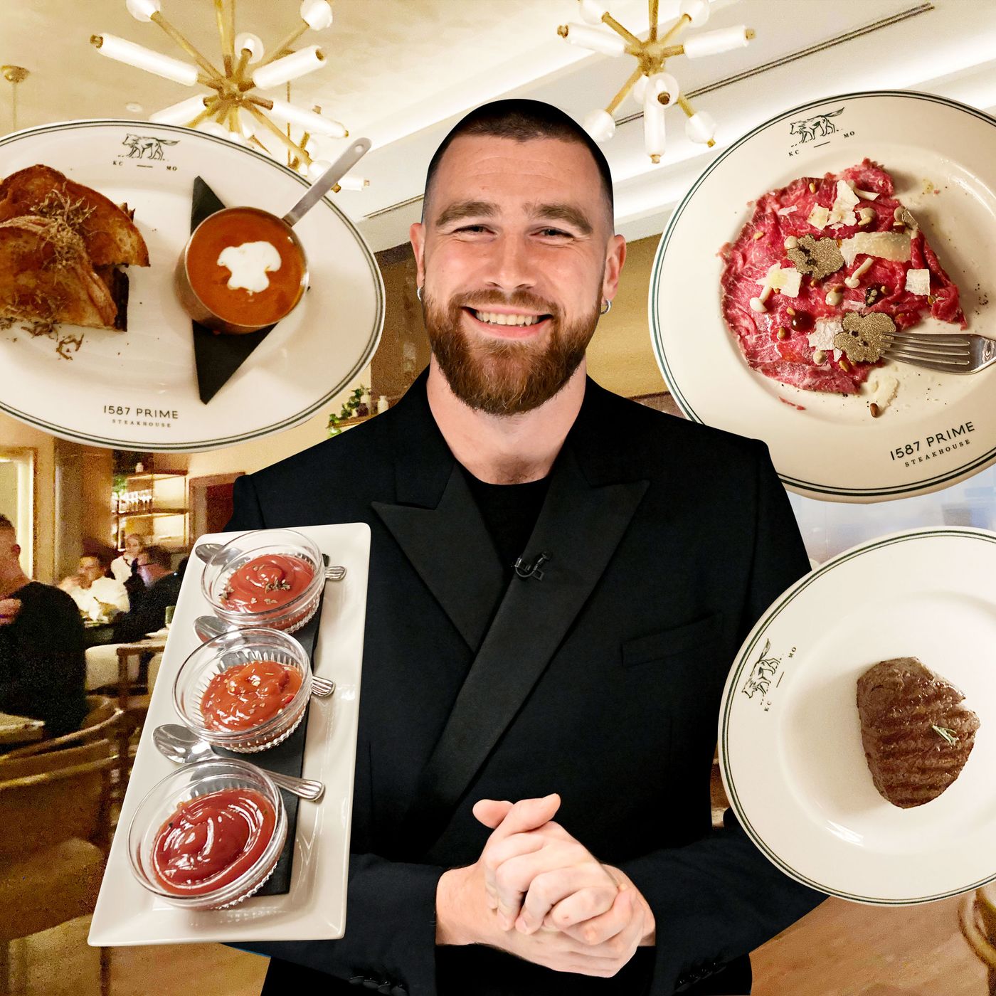 My $241 Dinner at Travis Kelce's New Restaurant 1587 Prime