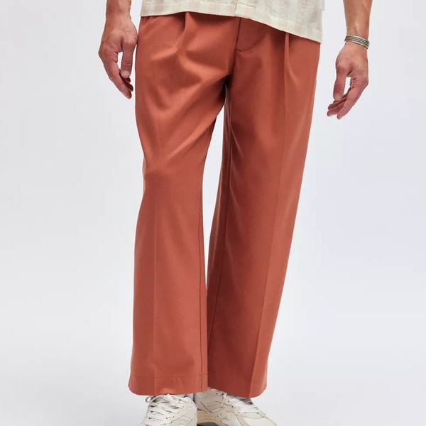 Urban Outfitters Standard Cloth Jason Relaxed Pleated Trouser Pant