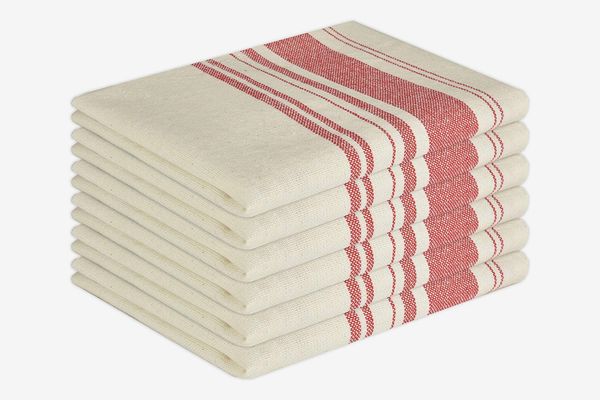 GLAMBURG Vintage Stripe Premium Cotton Kitchen Dish Towels