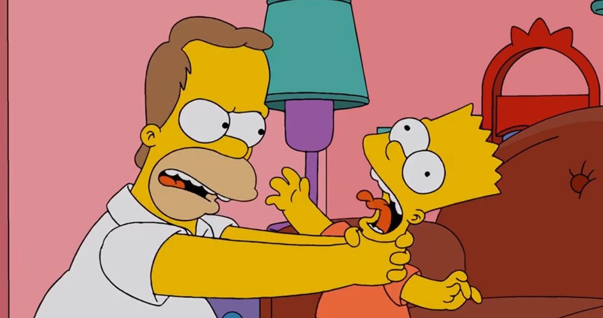 Homer Simpson Done Strangling Bart on 'The Simpsons' - Vimarsana News