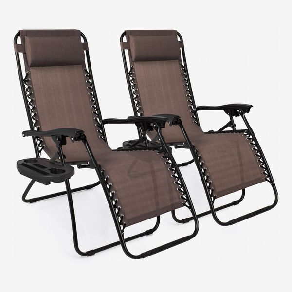 Best Choice Products Set of 2 Adjustable Zero Gravity Lounge Chair Recliners for Patio
