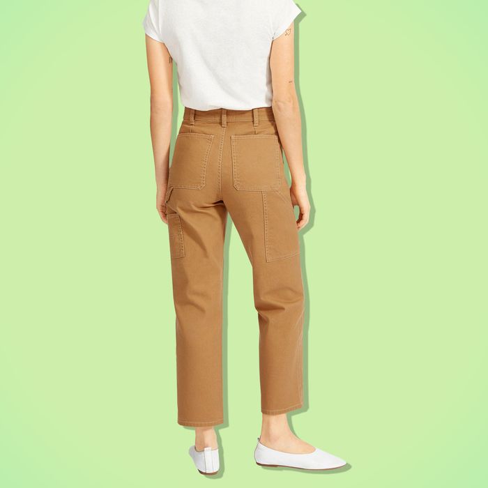 womens white carpenter pants