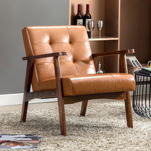 17 Stories Mid-Century Modern Armchair