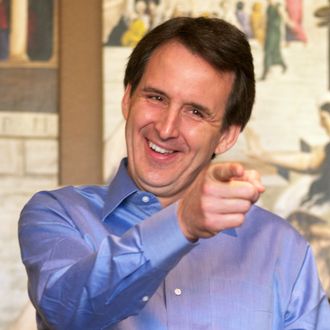 CEDAR FALLS, IOWA - APRIL 2: Former Minnesota Govener Tim Pawlenty speaks to members of the Tea Party at a banquet hall on April 2, 2011 in Cedar Falls, Iowa. Pawlenty, a likely Republican candidate for President in 2012 was finishing a six day campaigning trip through Iowa. (Photo by David Greedy/Getty Images)