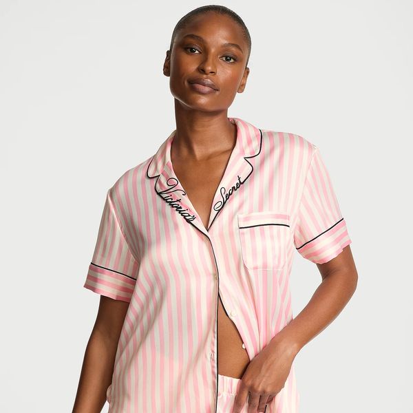 Victoria's Secret Signature Satin Short Pajama Set
