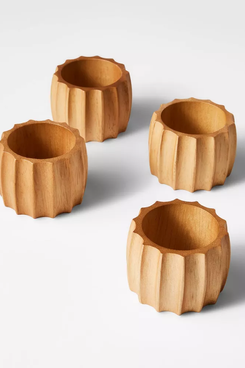 Threshold with Studio McGee Wood Napkin Rings