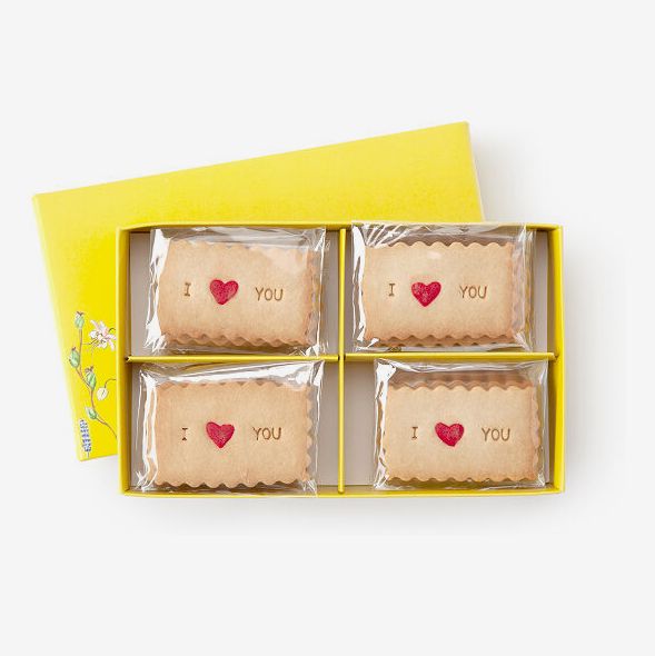 Love Message Shortbread Cookies