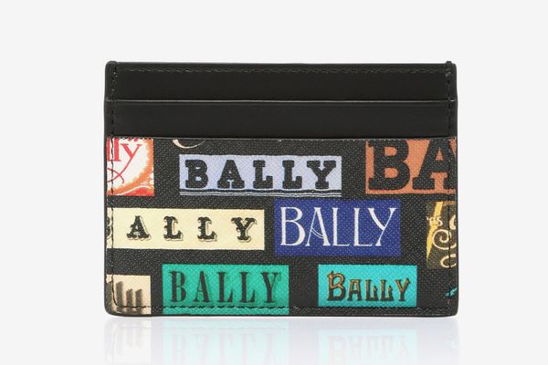 Bally Logo Calfskin Card Case