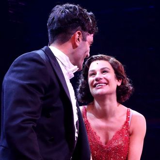 Funny Girl Sets Lea Michele Led Broadway Cast Recording