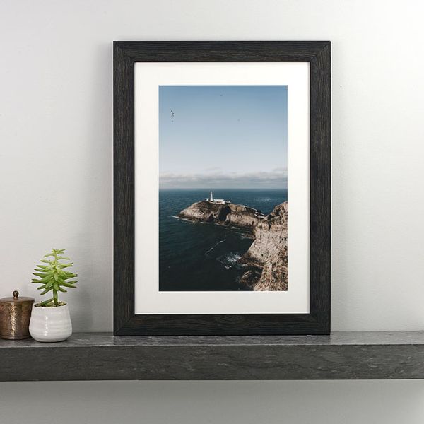 Level Frames Weathered Black Custom-Framed Photo