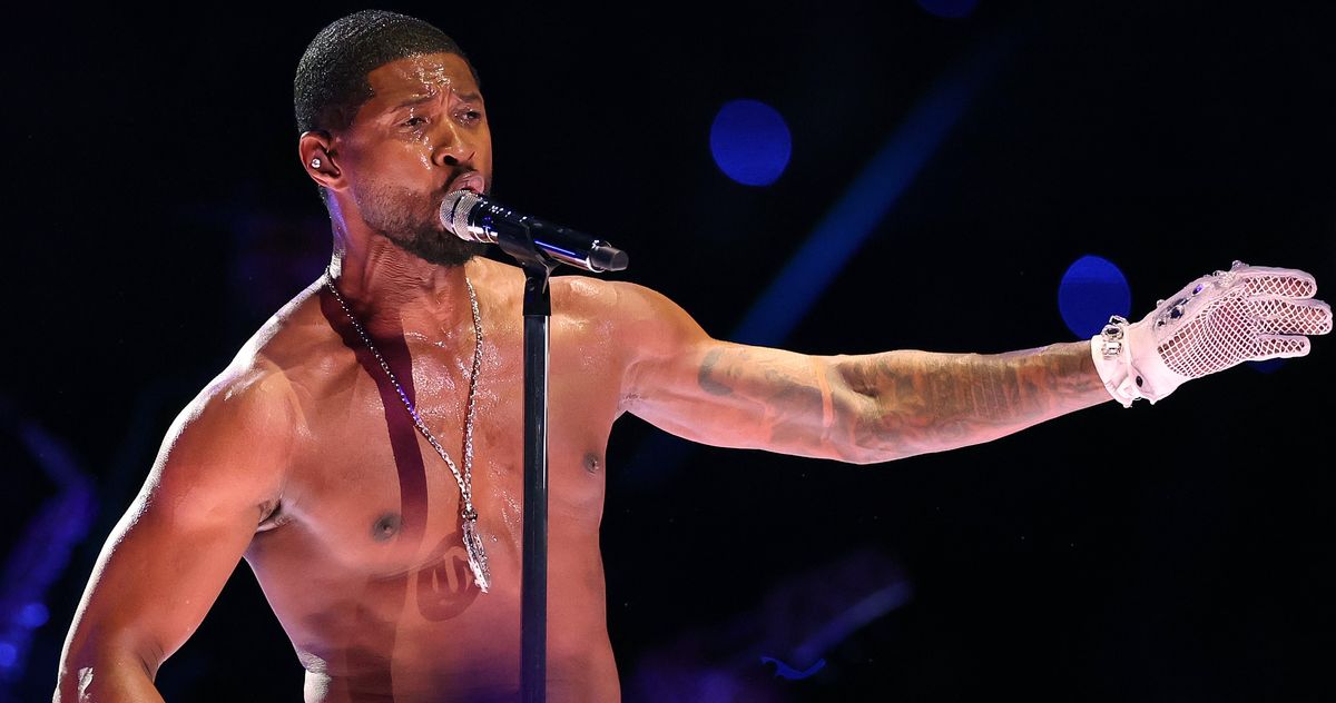 Usher Models for SKIMS Ahead of Super Bowl Halftime Show