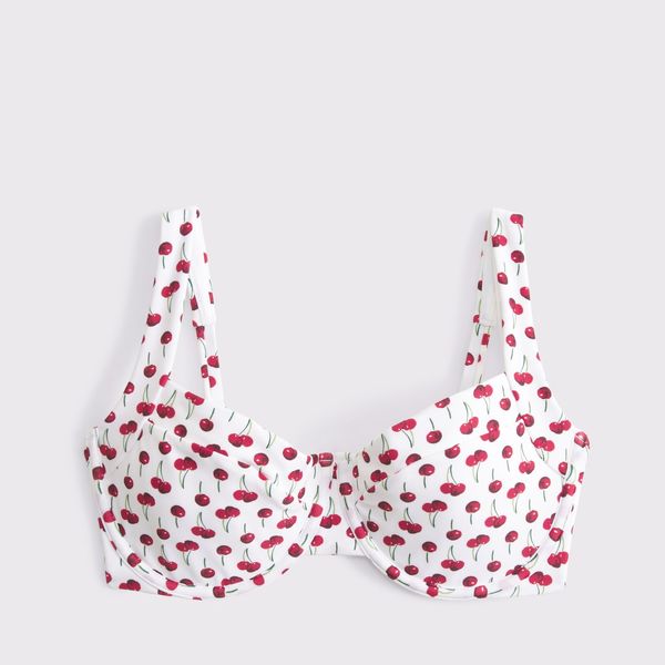 Abercrombie Curve Love Wide Strap Underwire Bikini Top