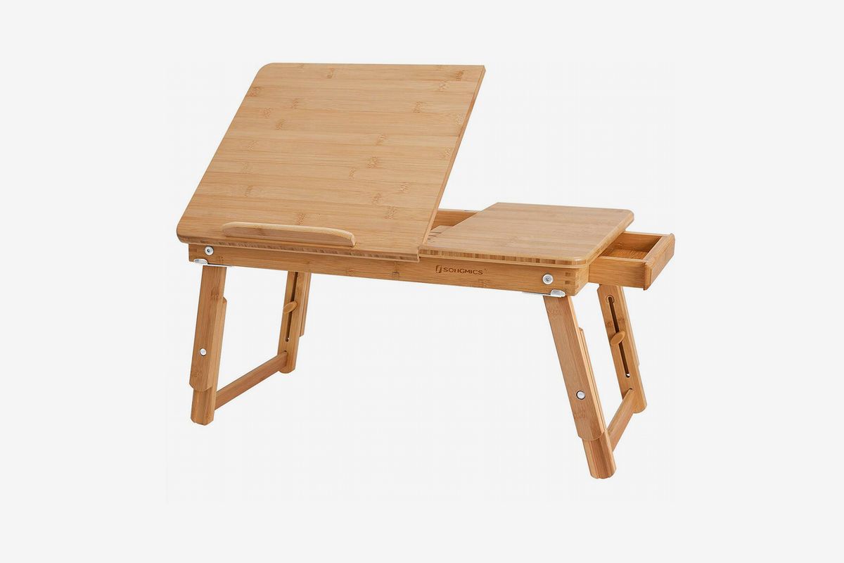 20/" Long 100-percent Bamboo Laptop Table