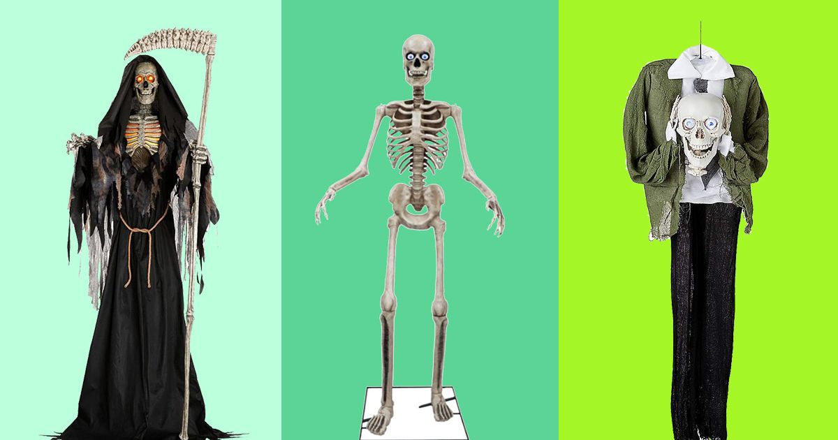 12 pcs Halloween Funny Skeleton String of Bones Hanging DIY Decoration