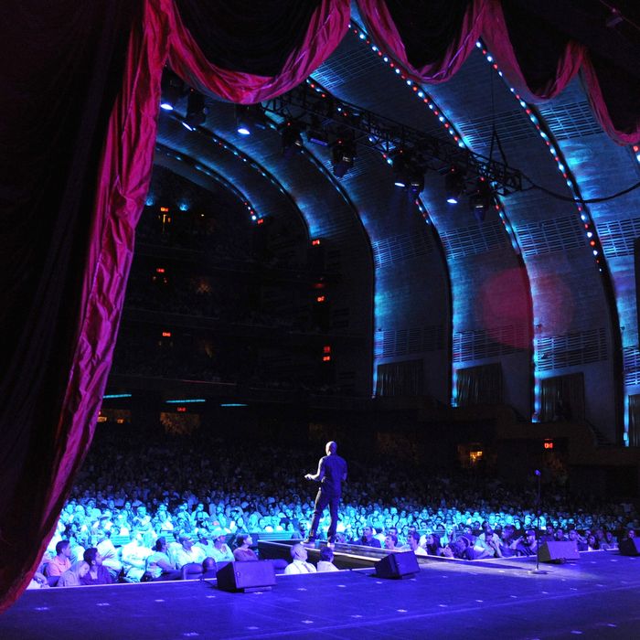 Dave Chappelle performs onstage at Radio City Music Hall on June 18, 2014 in New York City. (Photo by Kevin Mazur/WireImage)
