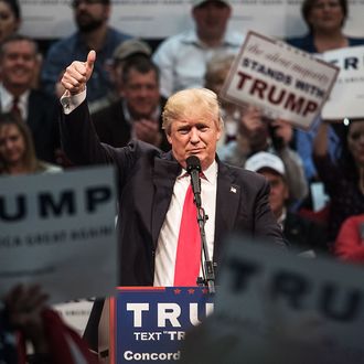 Donald Trump Holds Campaign Rally In North Carolina